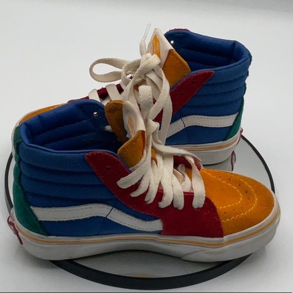 Vans Other - Vans Blue and Red High-Top Sneakers